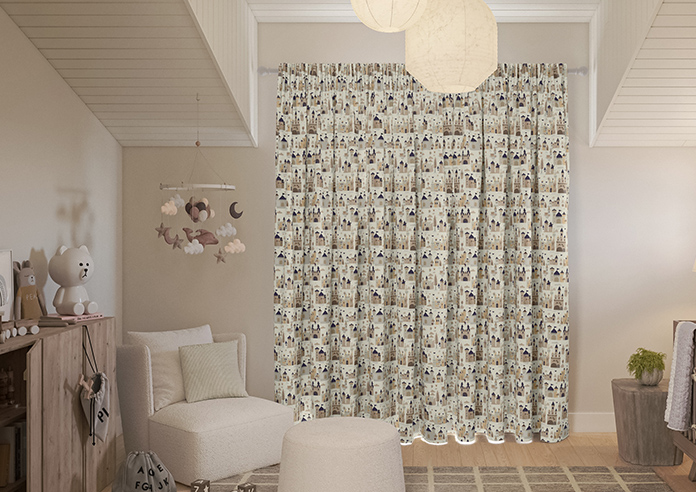 Magic Castle, Stone - Made to Measure Curtains - Image 6